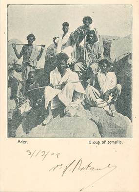 CPA  YEMEN "Aden, groupe de somaliens"
