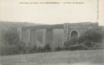 / CPA FRANCE 61 "Les Iles Bardel, le pont de Boulaire"