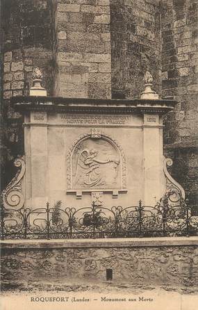 / CPA FRANCE 40 "Roquefort, monument aux morts"