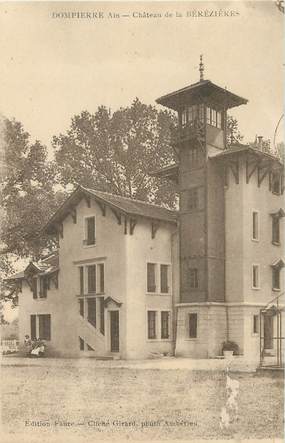 / CPA FRANCE 01 "Dompierre, château de la Brérézières"