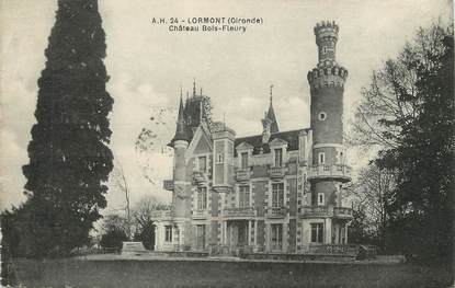 / CPA FRANCE 33 "Lormont, château Bois Fleury"