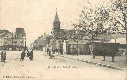 / CPA FRANCE 44 "Saint Nazaire, église Saint Gohard"