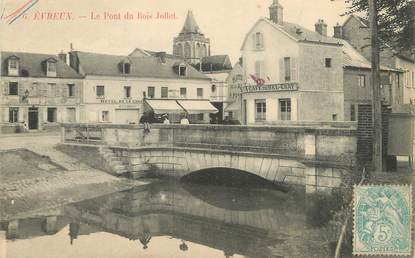 / CPA FRANCE 27 "Evreux, le pont du bois Jollet"