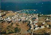 56 Morbihan / CPSM FRANCE 56 "Ile de Houat, vue générale sur le bourg et le port"