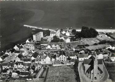 / CPSM FRANCE 56 "Saint Pierre Quiberon, vue générale aérienne vers le port"