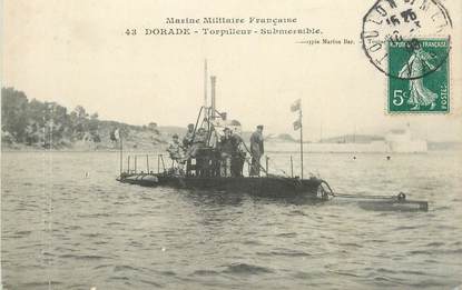 CPA SOUS MARIN Torpilleur