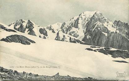 / CPA FRANCE 74 "Le Mont Blanc, vu du Brugli"