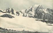74 Haute Savoie / CPA FRANCE 74 "Le Mont Blanc, vu du Brugli"