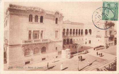 CPA TUNISIE "Tunis, palais de Justice"