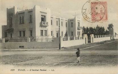 CPA TUNISIE "Tunis, institut Pasteur"