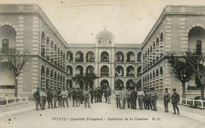 CPA TUNISIE "Tunis, quartier Forgemol"