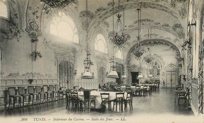 CPA TUNISIE "Tunis, interieur du casino"