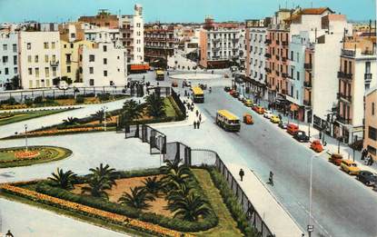 CPSM TUNISIE "Tunis, parc et avenue Thameur"
