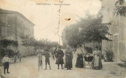 / CPA FRANCE 13 "Pont Royal, avenue d'Avignon"