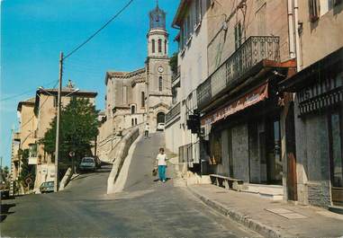 / CPSM FRANCE 13 "Les Pennes Mirabeau, montée de l'église"