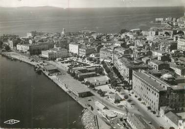 / CPSM FRANCE 20 "Ajaccio, vue générale aérienne sur le port"