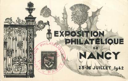 / CPA FRANCE 54 "Nancy, exposition philatélique"