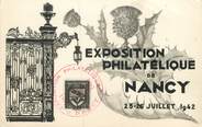 54 Meurthe Et Moselle / CPA FRANCE 54 "Nancy, exposition philatélique"