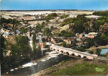 / CPSM FRANCE 28 "Saint Denis les Ponts, le pont sur le Loir"