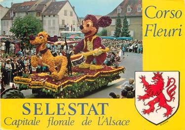 / CPSM FRANCE 67 "Selestat, corso Fleuri"