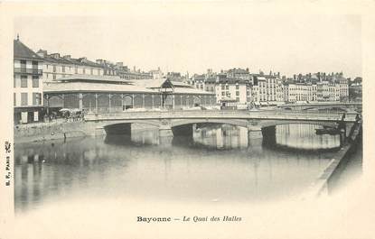 CPA FRANCE 64 "Bayonne, le Quai des Halles "