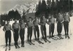 / CPSM FRANCE 74 "Les Contamines Montjoie, les moniteurs de l'école de ski"