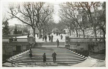 CPSM FRANCE 06 "Grasse, les terrasses du Cours"