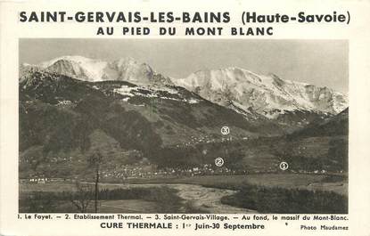 / CPA FRANCE 74 "Saint Gervais les Bains, station du Neuro Arthristisme de l'adulte et de l'enfant"