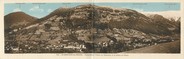 74 Haute Savoie / CPA FRANCE 74 "Saint Gervais les Bains, panorama, vallée de Montjoie et le dôme de Miage" / CARTE PANORAMIQUE