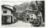 74 Haute Savoie / CPSM FRANCE 74 "Saint Gervais les Bains, vue vers l'hôtel de ville"