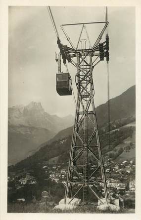 / CPSM FRANCE 74 "Saint Gervais les Bains, téléphérique du Bettex"