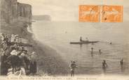 76 Seine Maritime CPA FRANCE  76 "Mesnil Val, la plage et les falaises"