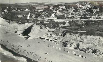 CPSM FRANCE  76 "Mesnil Val , la plage et le casino"