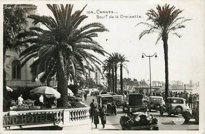 CPSM  "Cannes, Bld de la Croisette"