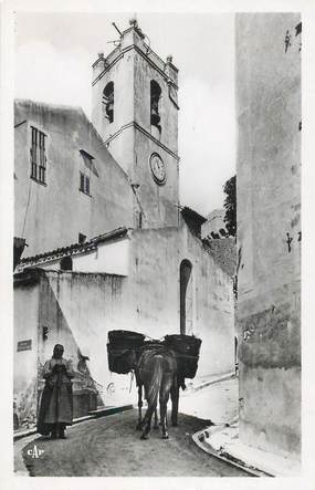 CPSM FRANCE  06 "Cagnes sur Mer, la montée de la Bourgade et le clocher"