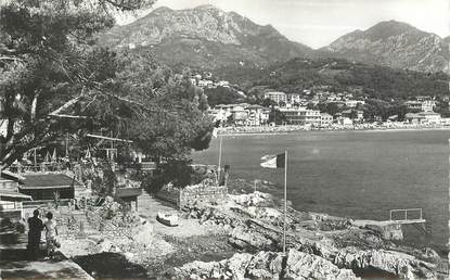 CPSM FRANCE  06 "Roquebrune Cap Martin, promenade au bord"