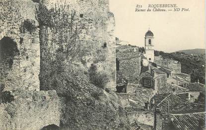 CPA FRANCE  06 "Roquebrune Cap Martin,  ruines du chateau"