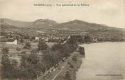 01 Ain / CPA FRANCE 01 "Briord, vue générale et le Rhône"