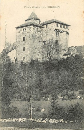 / CPA FRANCE 01 "Vieux château de Coiselet"