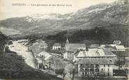 01 Ain / CPA FRANCE 01 "Chézery, vue générale et les Monts Jura"