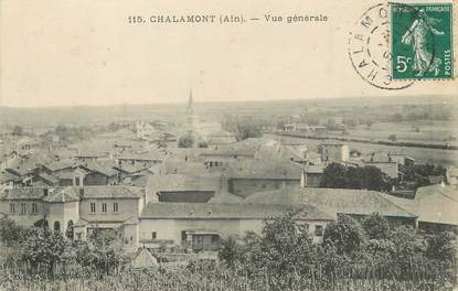 / CPA FRANCE 01 "Chalamont, vue générale"