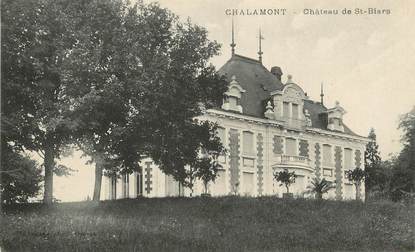 / CPA FRANCE 01 "Chalamont, château de Saint Biars"