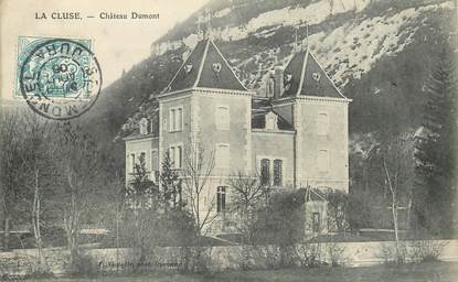 / CPA FRANCE 01 "La Cluse, château Dumont"