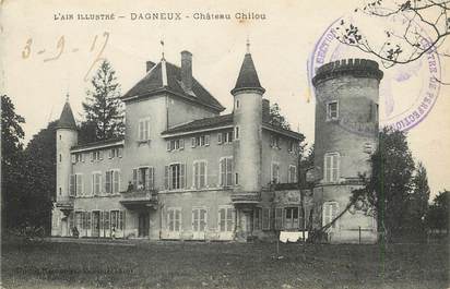/ CPA FRANCE 01 "Dagneux, château Chilou"