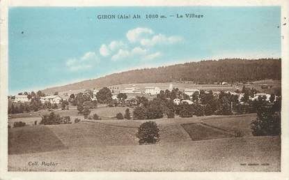/ CPA FRANCE 01 "Giron, le village"