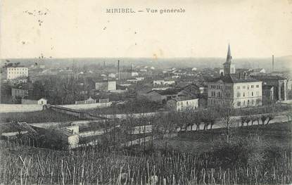 / CPA FRANCE 01 "Miribel, vue générale"