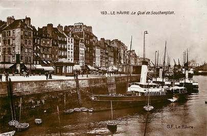 CPSM FRANCE 76 "Le Havre, le quai de Southampton"