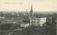 01 Ain / CPA FRANCE 01 "Miribel, quartier de l'église"