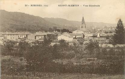 / CPA FRANCE 01 "Miribel, Saint Martin, vue générale"