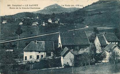 CPA FRANCE 38 "Le Sappey , rte de la Grande Chartreuse"